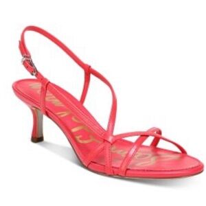 Sam Edelman Judy Strappy Sling-back Leather
Kitten Heel Sandal